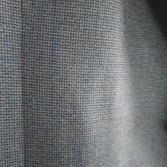 Oscar de la Renta Classic Grey Brown Blend Silk Wool Blazer Jacket 44L - Picture 5 of 11